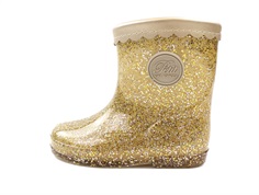 Petit by Sofie Schnoor winter rubber boot gold glitter